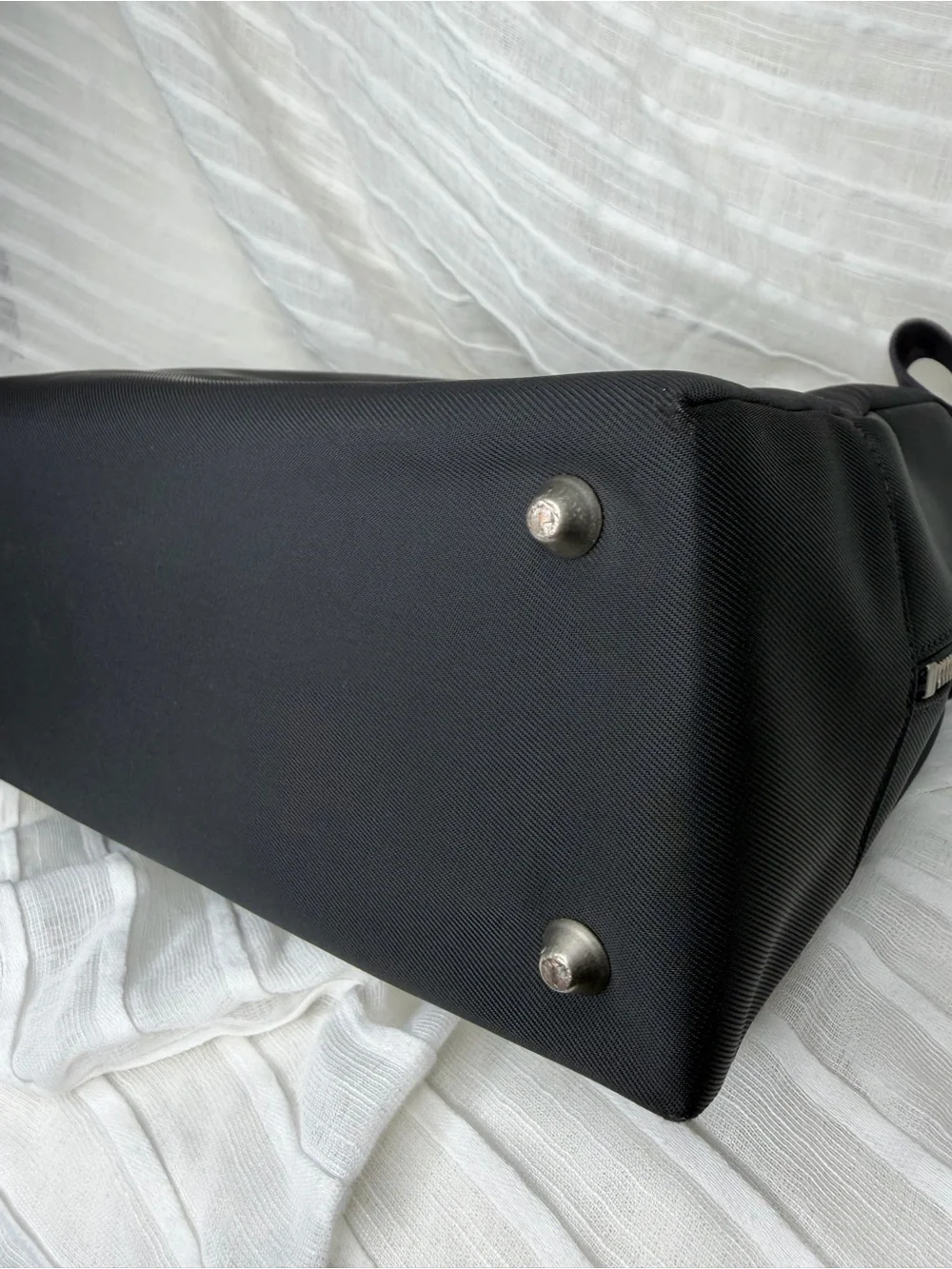 Jack Spade Warren Street New York Black Nylon Laptop Briefcase Messenger Bag